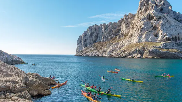 sortie canoe les calanques Marseille