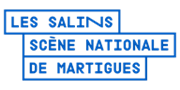 logo bleu theatre des salins